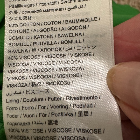 Farm Rio Banana Foliage Multicolor Puff-Sleeve Voile Midi-Dress NWT Size Small - Picture 14 of 14